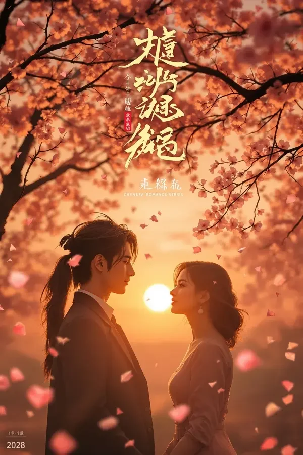 一吻定情晚霞时 短剧封面海报